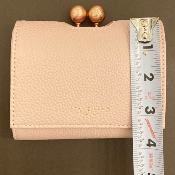 Ted Baker London Pink Wallet Maciey Bobble Small Leather Purse Barbie Core NWOT - Picture 15 of 16